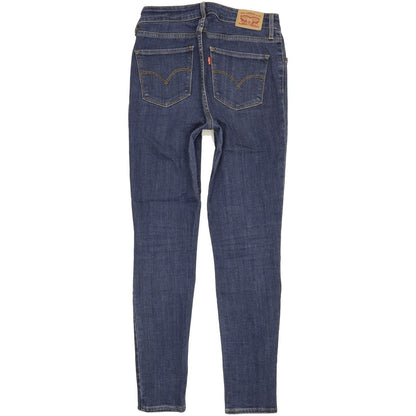 Levi's 721 Blue Skinny Slim Stretch Jeans High Waisted W28 L30