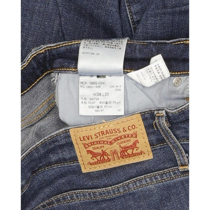 Levi's 721 Blue Skinny Slim Stretch Jeans High Waisted W28 L30