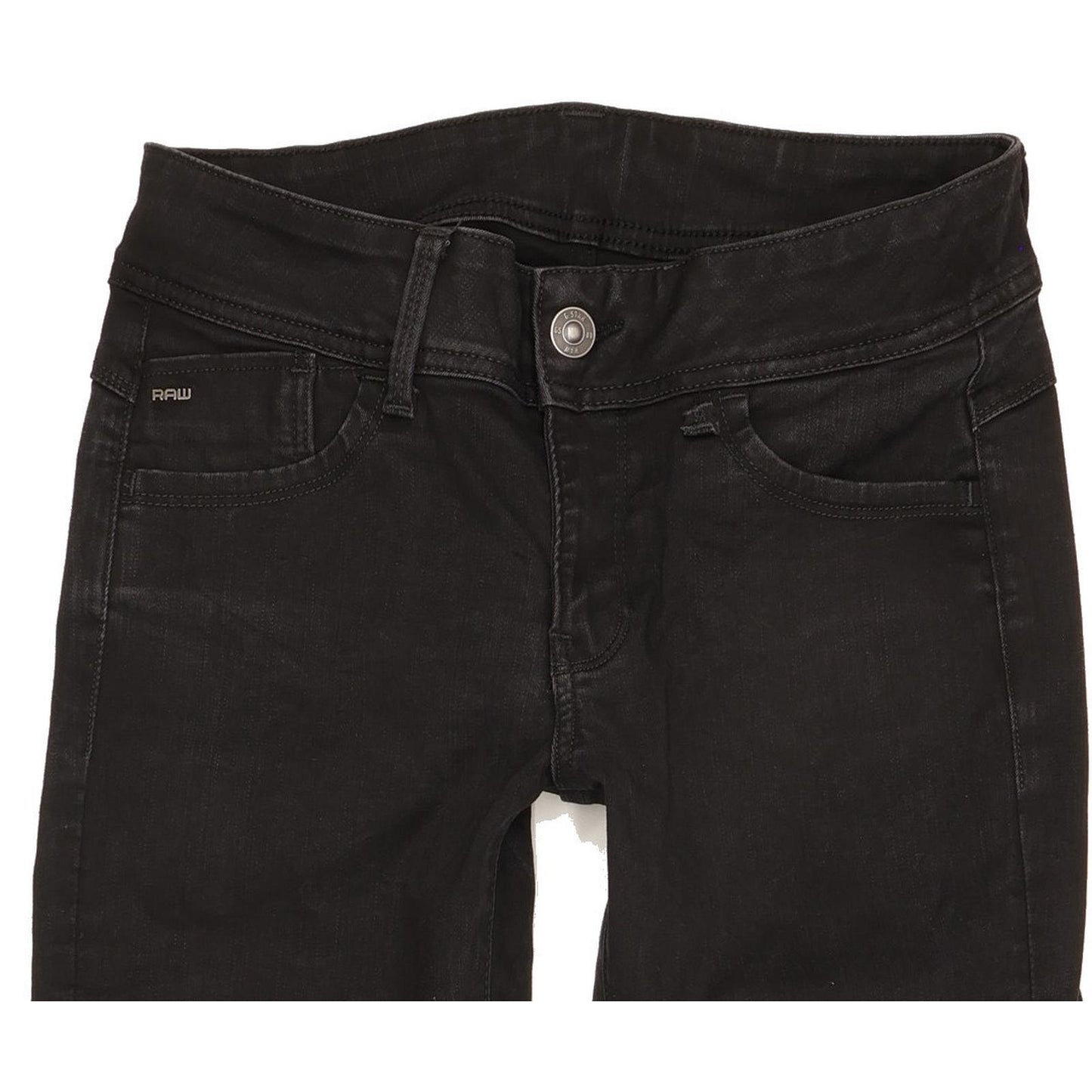 G-Star Lynn Women Black Skinny Slim Jeans W30 L32