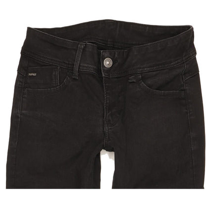 G-Star Lynn Women Black Skinny Slim Jeans W30 L32