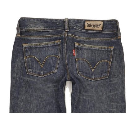Levi's 570 Women Blue Straight Slim Jeans W27 L34
