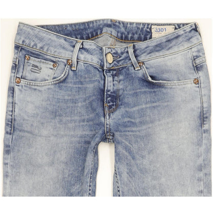 G-Star Women Blue Skinny Slim Stretch Jeans W26 L29