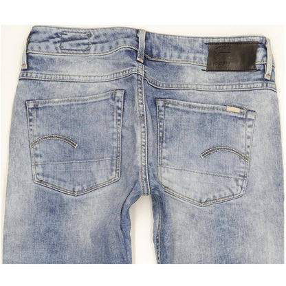G-Star Women Blue Skinny Slim Stretch Jeans W26 L29