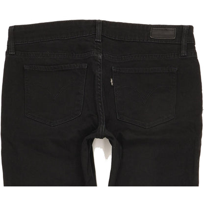 Levi's Slight Curve Women Black Skinny Slim Stretch Jeans W29 L29