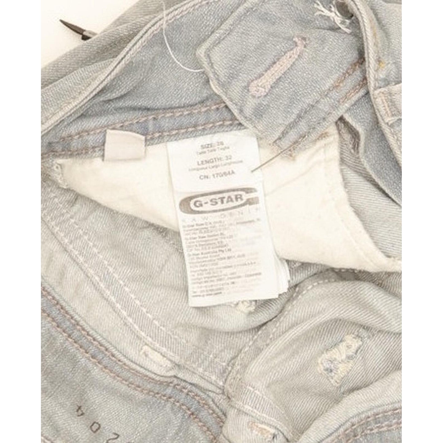G-Star Midge Cody Women Blue Skinny Slim Stretch Jeans W26 L32