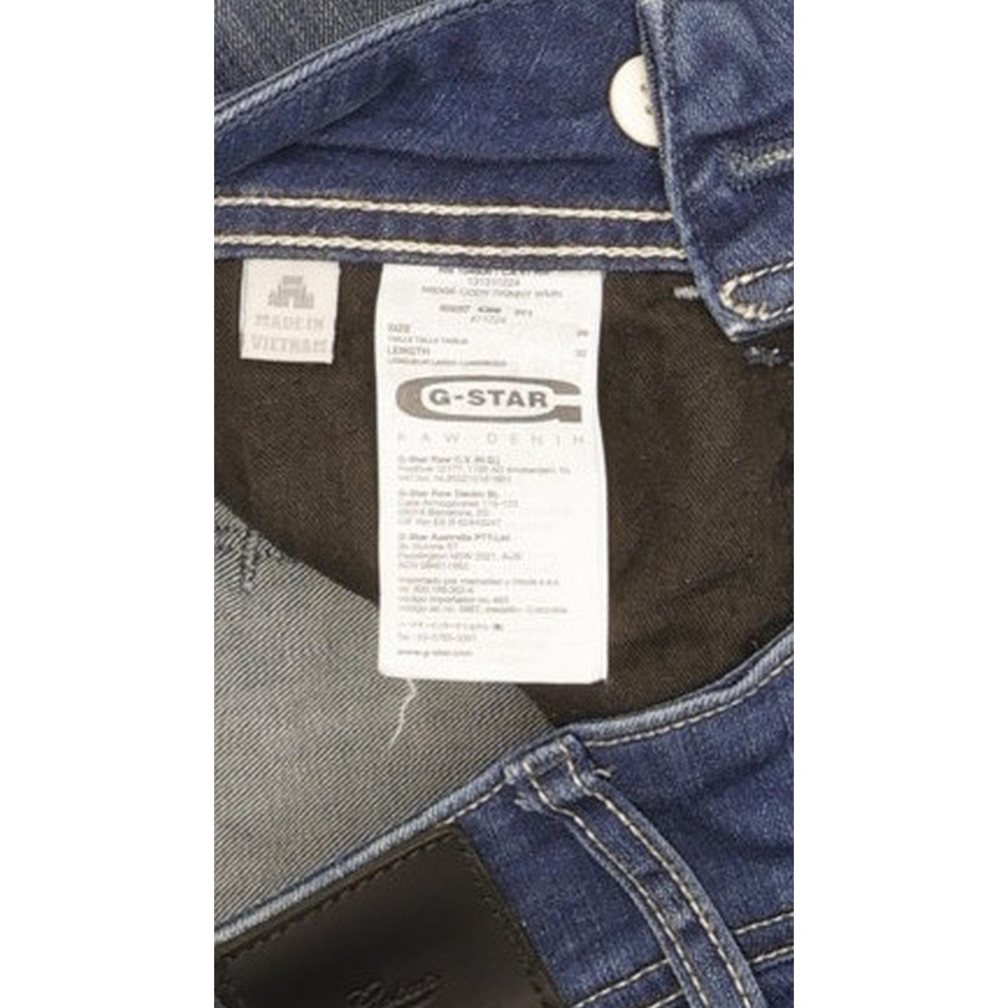 G-Star Midge Cody Women Blue Skinny Slim Stretch Jeans W26 L32