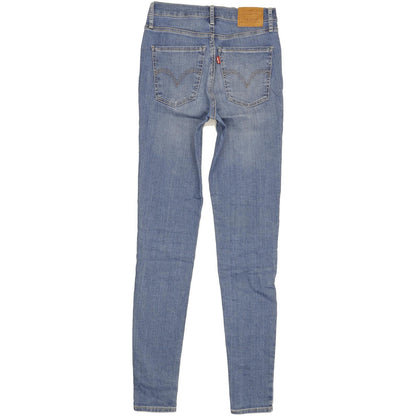 Levi's Mile Blue Skinny Slim Stretch Jeans High Waisted W28 L32