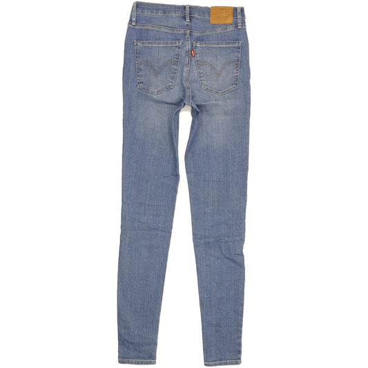 Levi's Mile Blue Skinny Slim Stretch Jeans High Waisted W28 L32