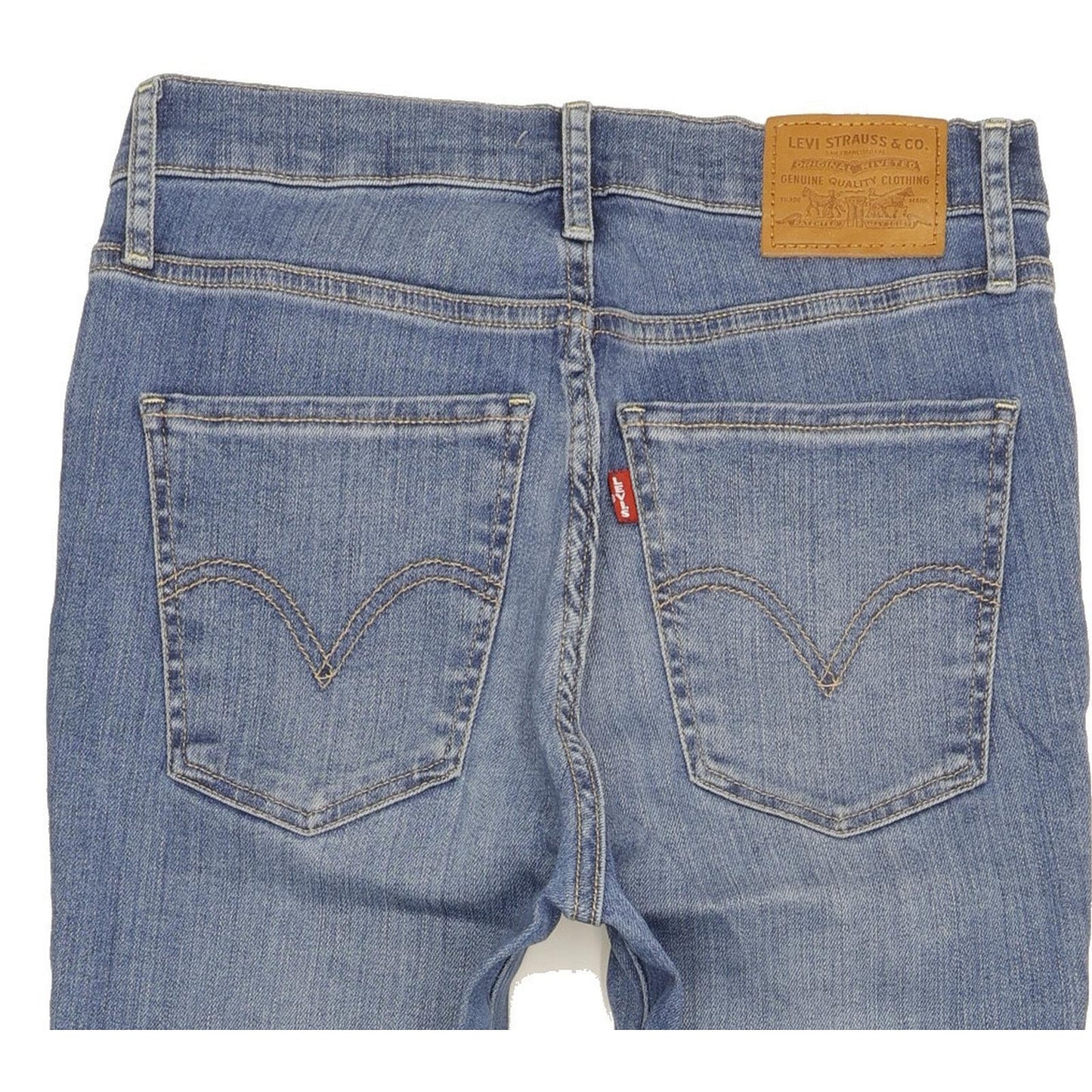 Levi's Mile Blue Skinny Slim Stretch Jeans High Waisted W28 L32