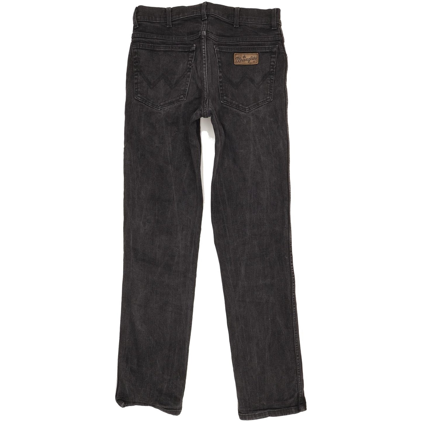 Wrangler Texas Men Black Straight Regular Stretch Jeans W32 L33