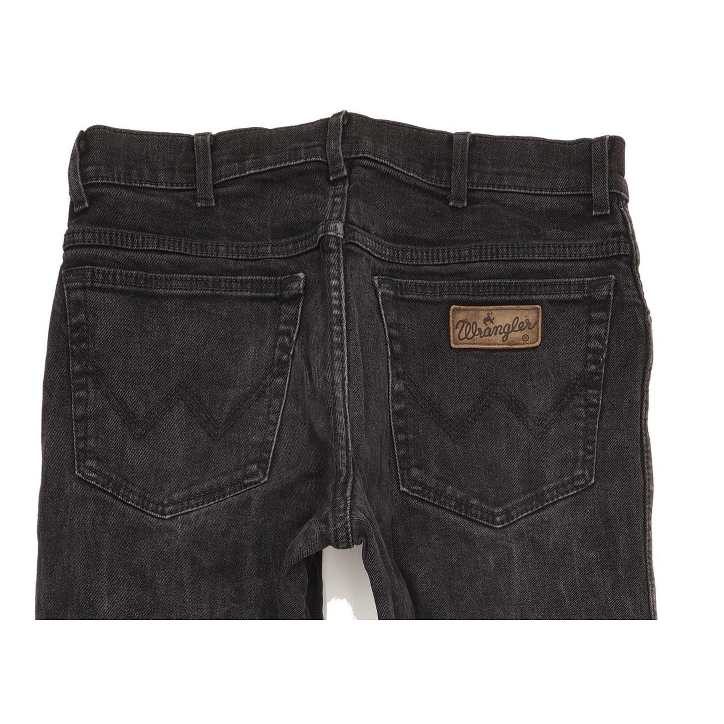 Wrangler Texas Men Black Straight Regular Stretch Jeans W32 L33