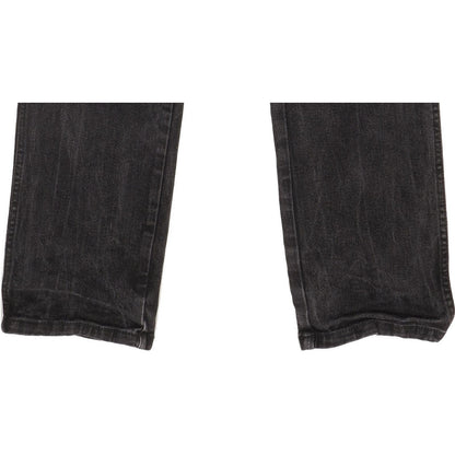 Wrangler Texas Men Black Straight Regular Stretch Jeans W32 L33