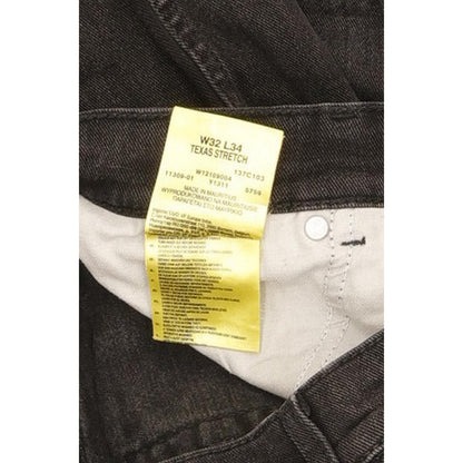 Wrangler Texas Men Black Straight Regular Stretch Jeans W32 L33