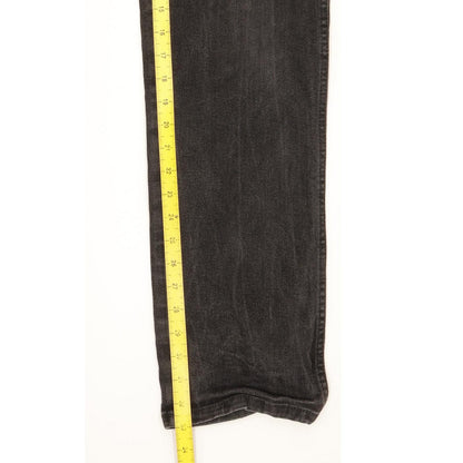 Wrangler Texas Men Black Straight Regular Stretch Jeans W32 L33