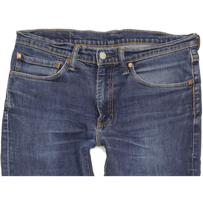 Levi's 511 Men Blue Straight Slim Jeans W34 L31