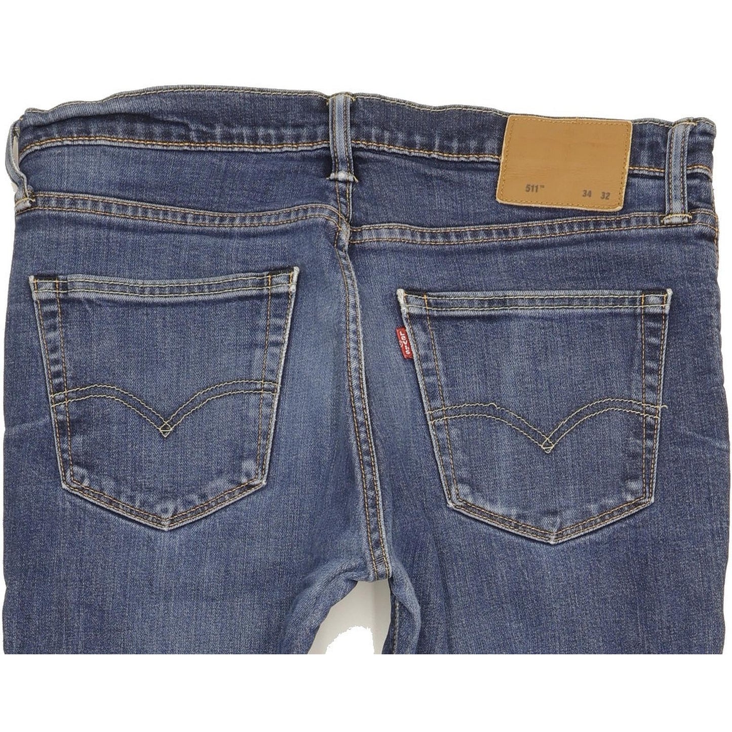 Levi's 511 Men Blue Straight Slim Jeans W34 L31