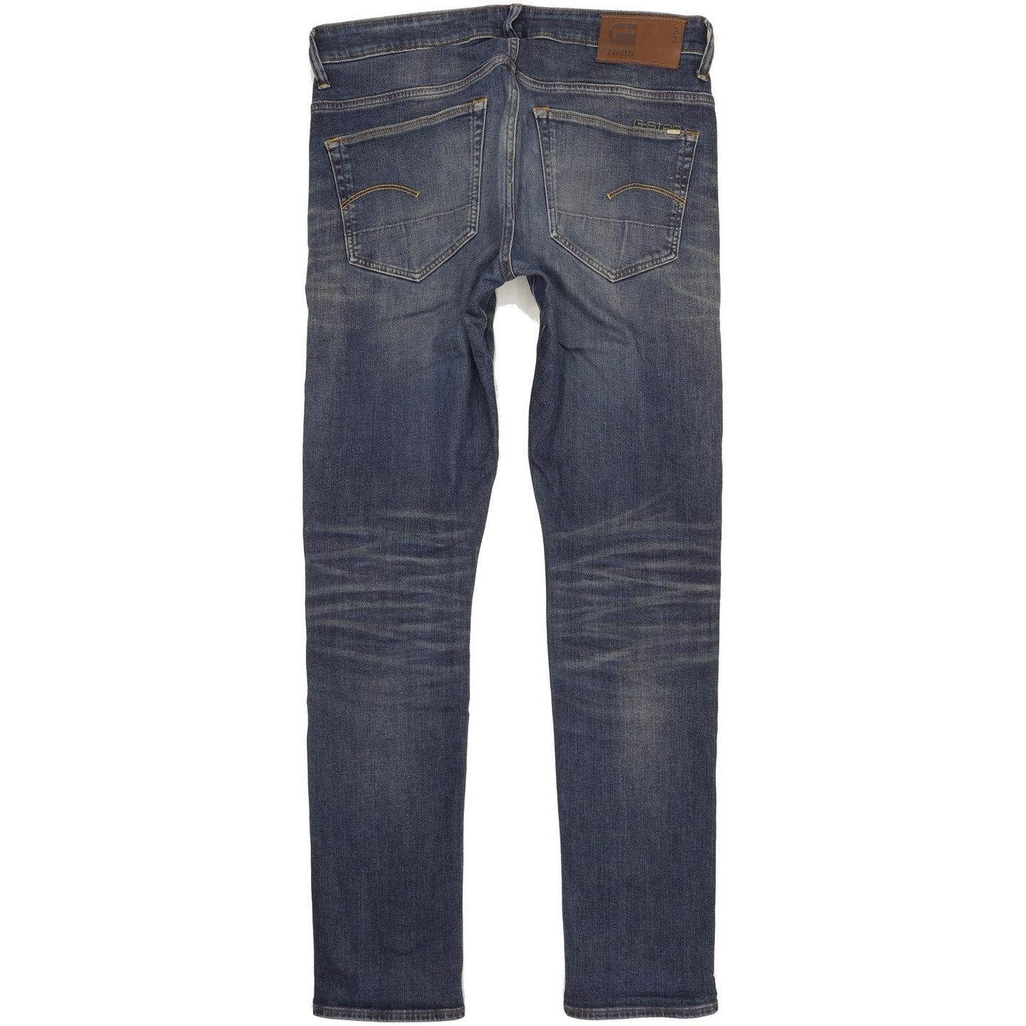 G-Star 3301 Men Blue Tapered Regular Stretch Jeans W33 L36