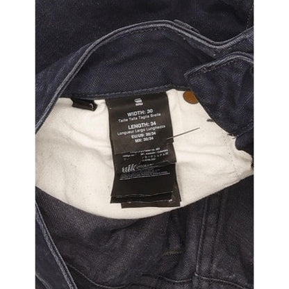 G-Star 3301 Men Navy Straight Slim Jeans W30 L31