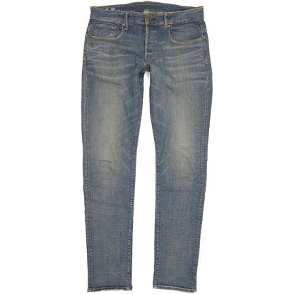 G-Star 3301 Men Blue Tapered Regular Jeans W33 L35