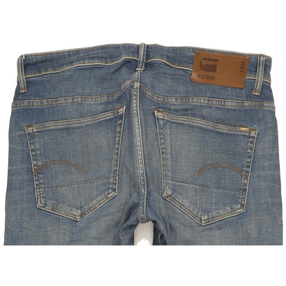 G-Star 3301 Men Blue Tapered Regular Jeans W33 L35