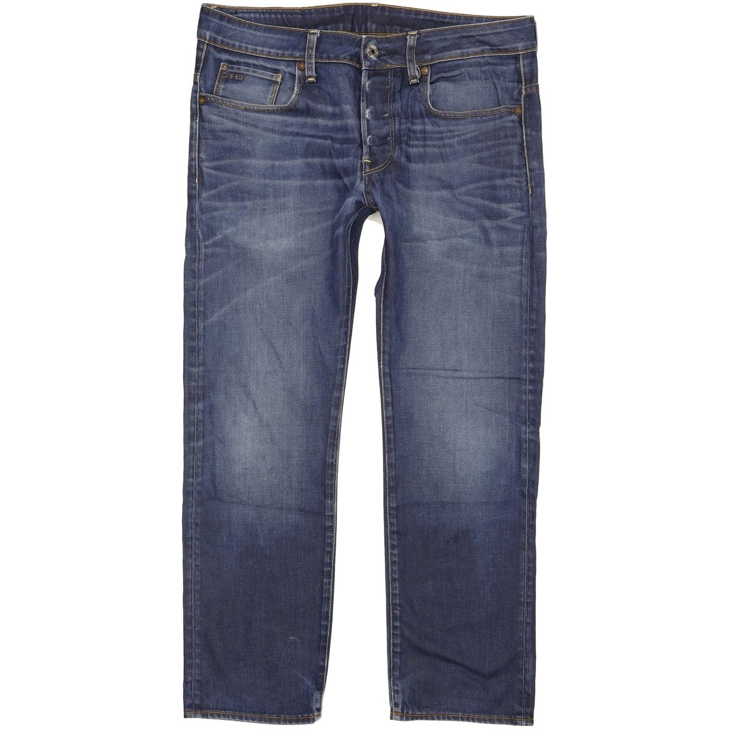 G-Star 3301 Men Blue Straight Regular Jeans W33 L28