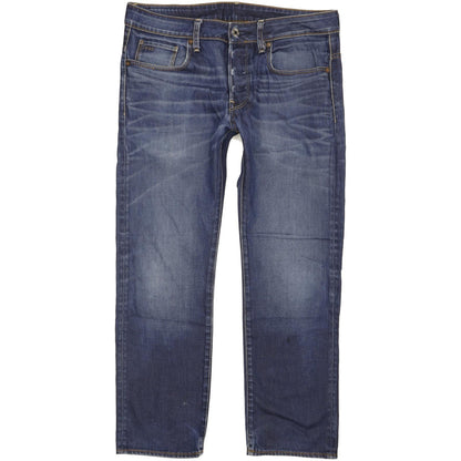 G-Star 3301 Men Blue Straight Regular Jeans W33 L28