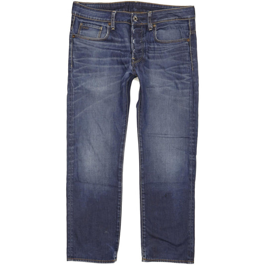 G-Star 3301 Men Blue Straight Regular Jeans W33 L28