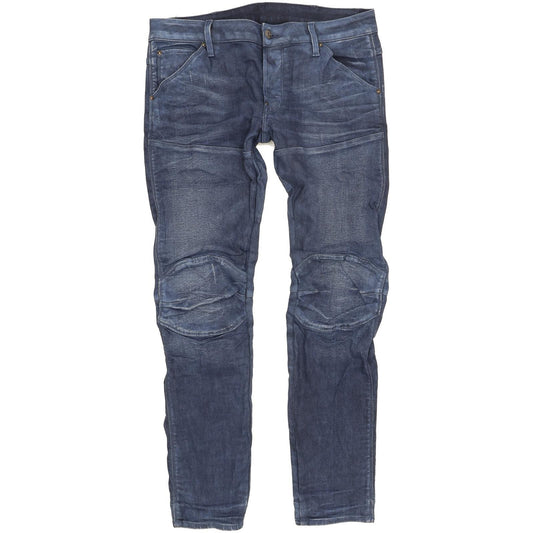 G-Star 5620 3D Men Blue Skinny Slim Stretch Jeans W32 L32