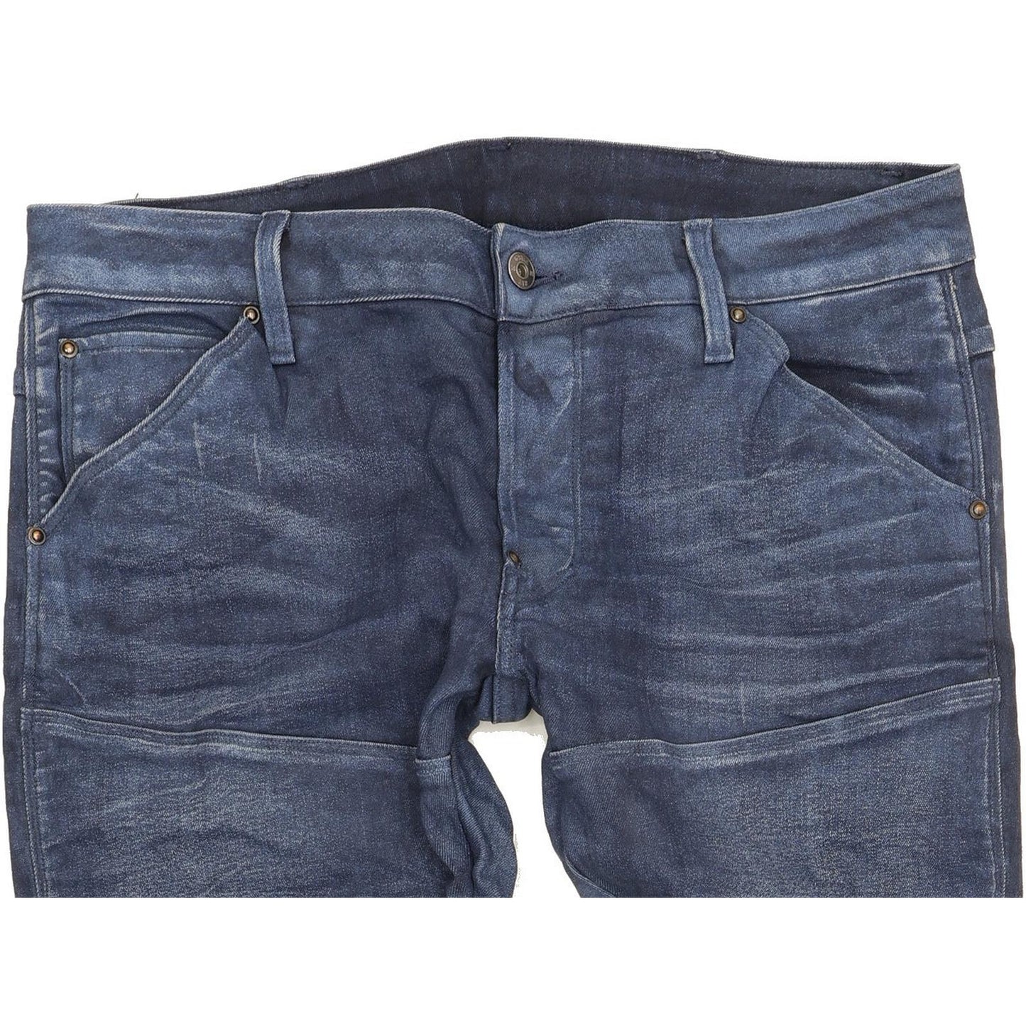 G-Star 5620 3D Men Blue Skinny Slim Stretch Jeans W32 L32