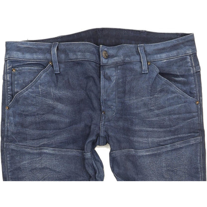 G-Star 5620 3D Men Blue Skinny Slim Stretch Jeans W32 L32