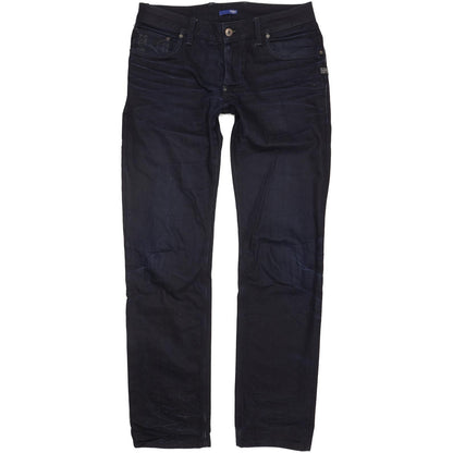 G-Star Men Navy Straight Regular Jeans W33 L35