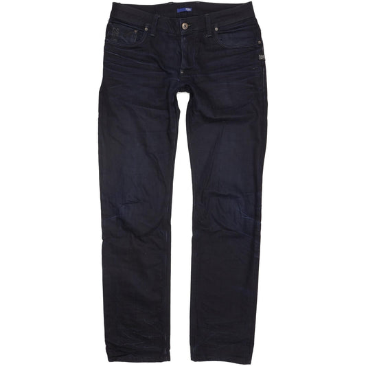 G-Star Men Navy Straight Regular Jeans W33 L35