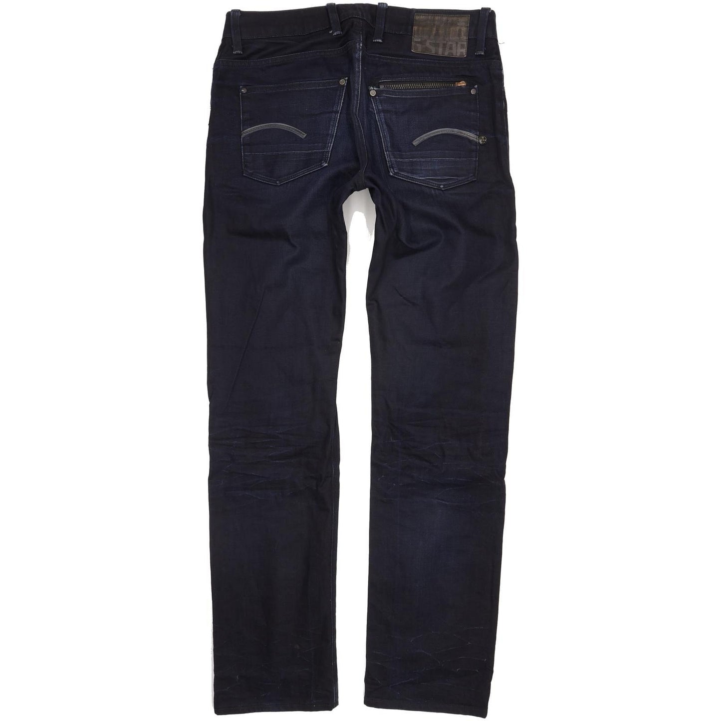 G-Star Men Navy Straight Regular Jeans W33 L35