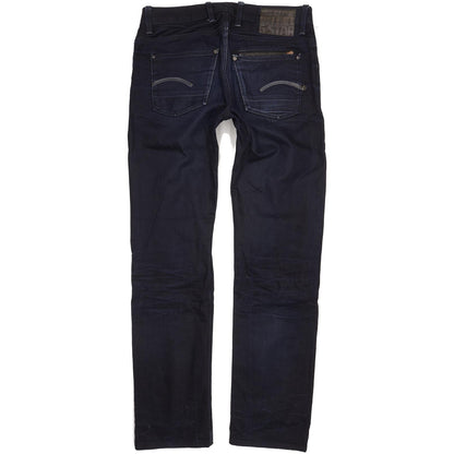 G-Star Men Navy Straight Regular Jeans W33 L35