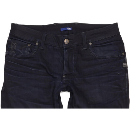 G-Star Men Navy Straight Regular Jeans W33 L35