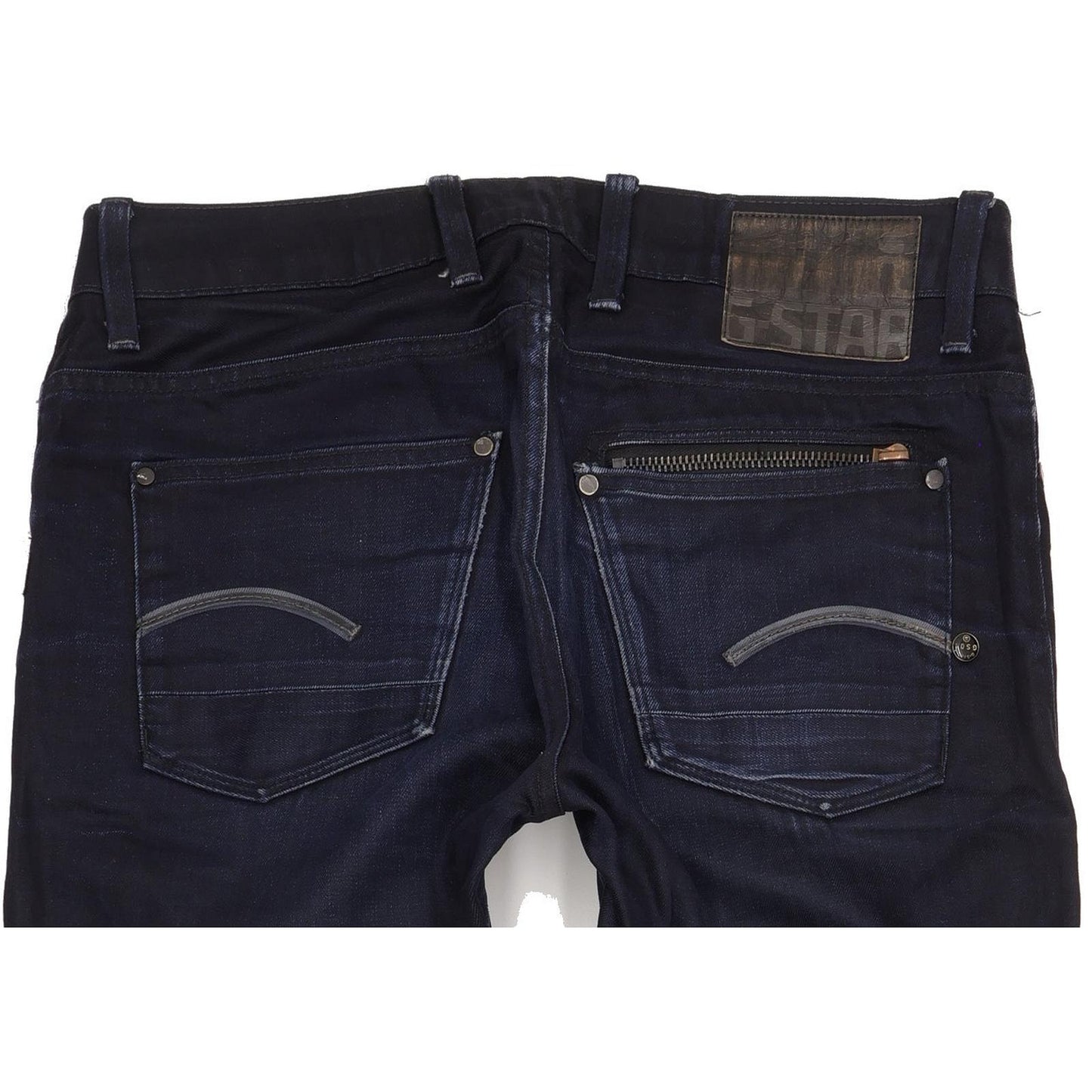 G-Star Men Navy Straight Regular Jeans W33 L35