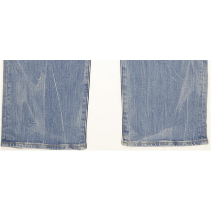 G-Star 3301 Men Blue Straight Loose Stretch Jeans W32 L30