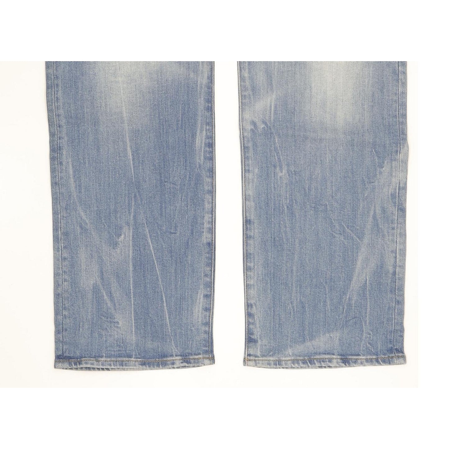 G-Star 3301 Men Blue Straight Loose Stretch Jeans W32 L30