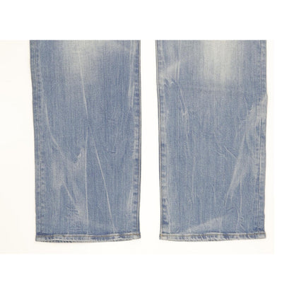 G-Star 3301 Men Blue Straight Loose Stretch Jeans W32 L30