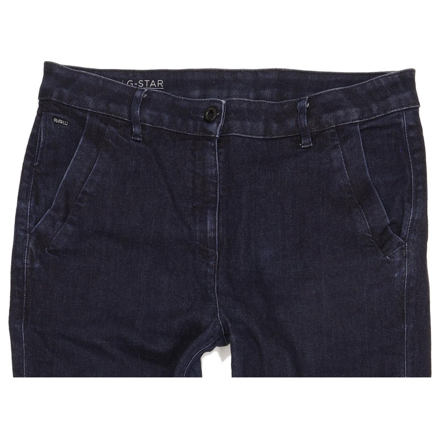 G-Star Bronson Navy Skinny Slim Chino Stretch Jeans High Waisted W32 L32