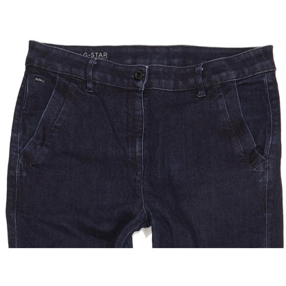 G-Star Bronson Navy Skinny Slim Chino Stretch Jeans High Waisted W32 L32