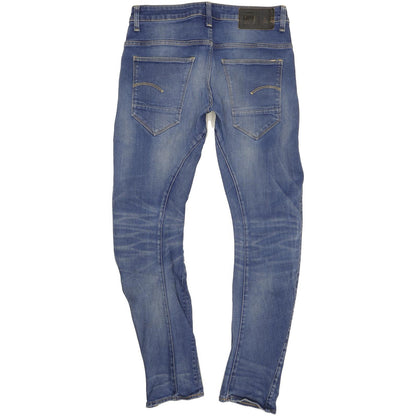G-Star Arc 3D Men Blue Skinny Slim Stretch Jeans W30 L31