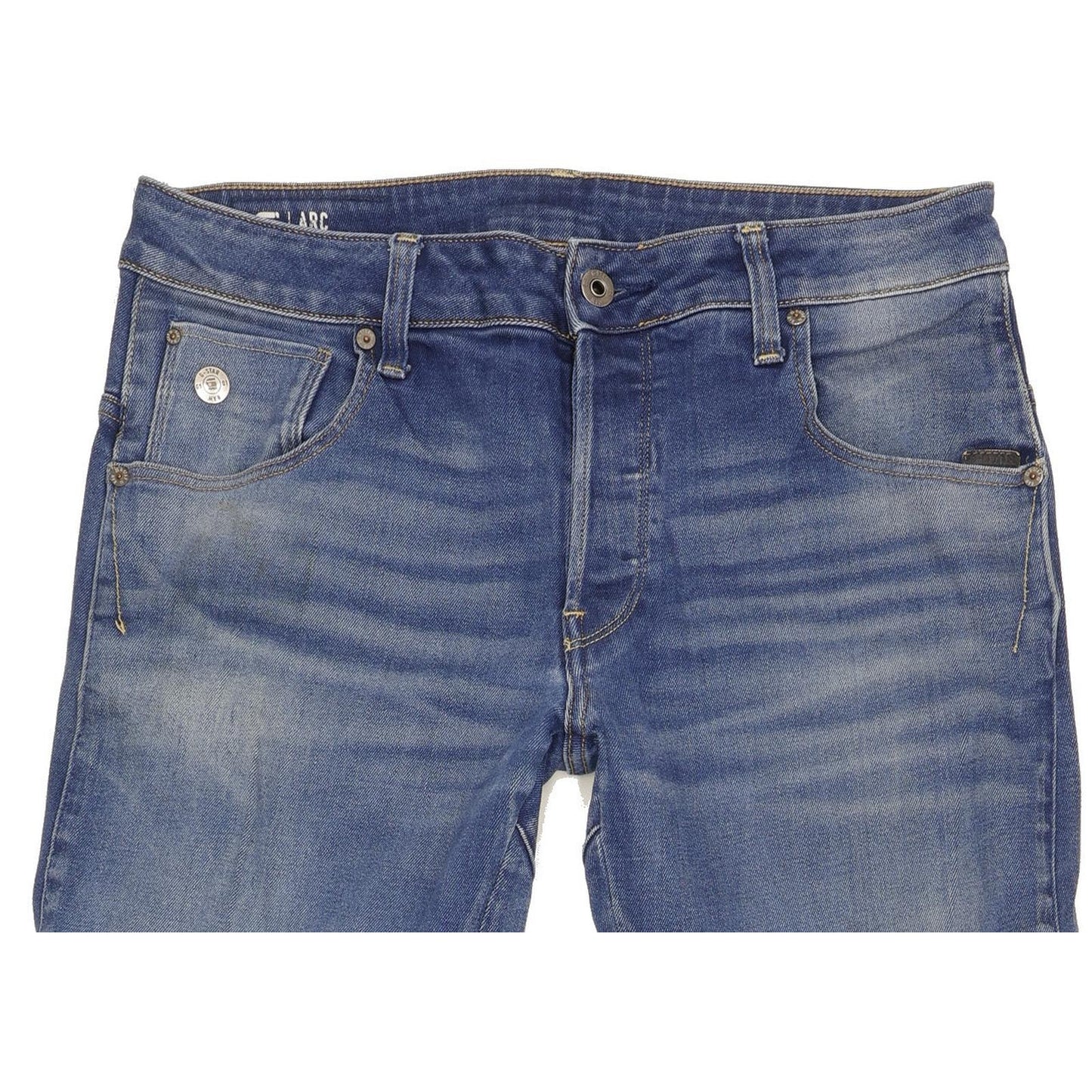 G-Star Arc 3D Men Blue Skinny Slim Stretch Jeans W30 L31
