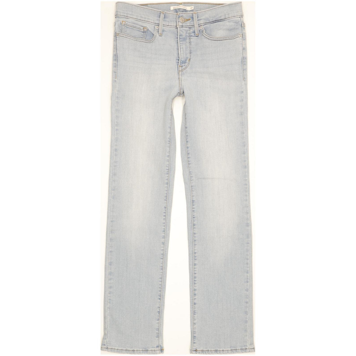 Levi's 314 Shaping Women Blue Straight Slim Stretch Jeans W27 L30
