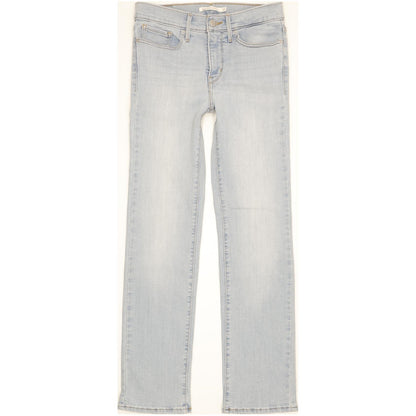 Levi's 314 Shaping Women Blue Straight Slim Stretch Jeans W27 L30