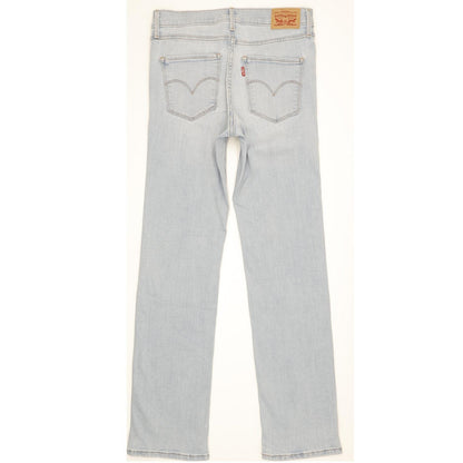 Levi's 314 Shaping Women Blue Straight Slim Stretch Jeans W27 L30