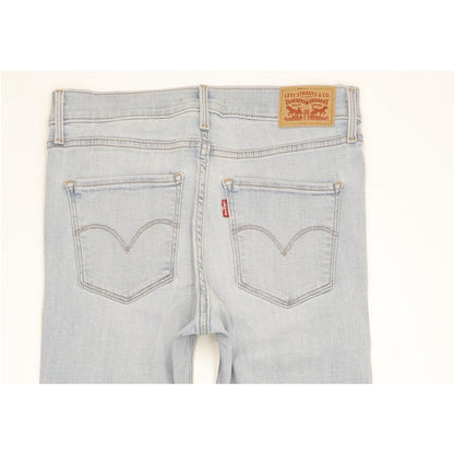 Levi's 314 Shaping Women Blue Straight Slim Stretch Jeans W27 L30