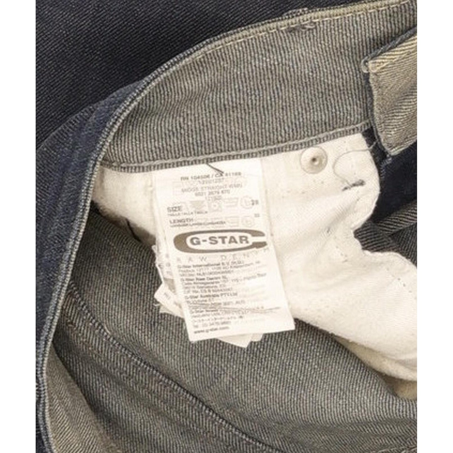 G-Star Midge Women Blue Straight Slim Stretch Jeans W28 L32