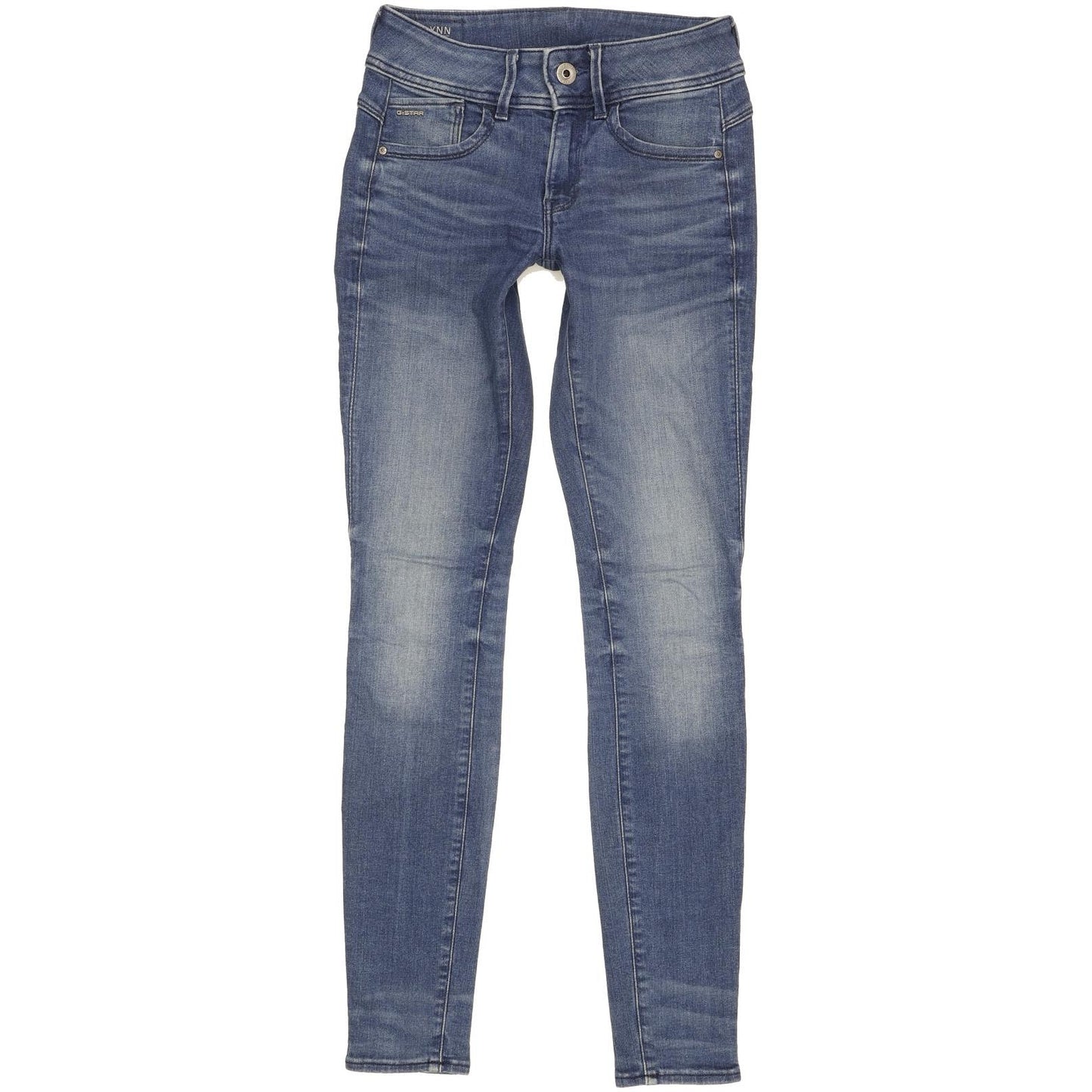 G-Star Lynn Women Blue Skinny Slim Stretch Jeans W26 L32
