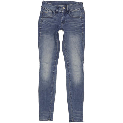 G-Star Lynn Women Blue Skinny Slim Stretch Jeans W26 L32